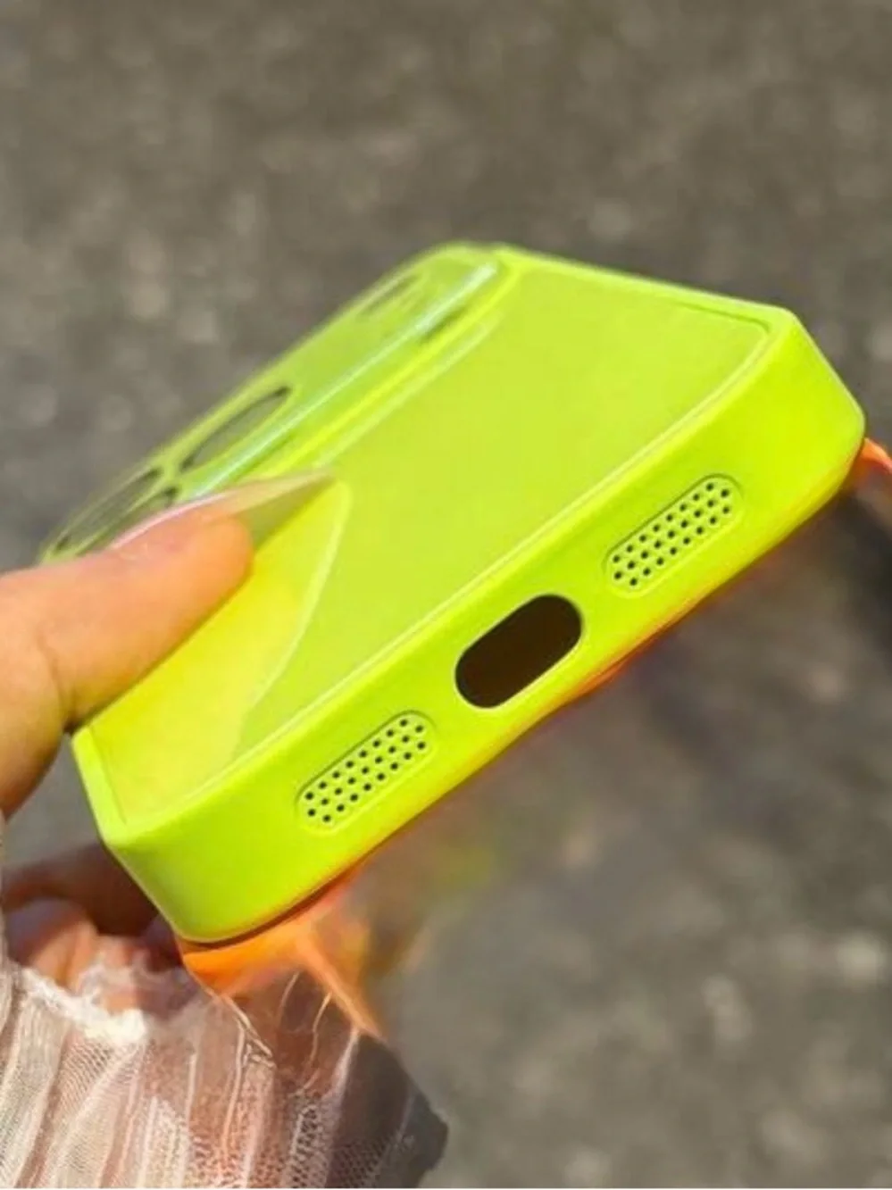 Brand New Neon Green Protective Camera Case for Cell Phones iPhone 17 Apple